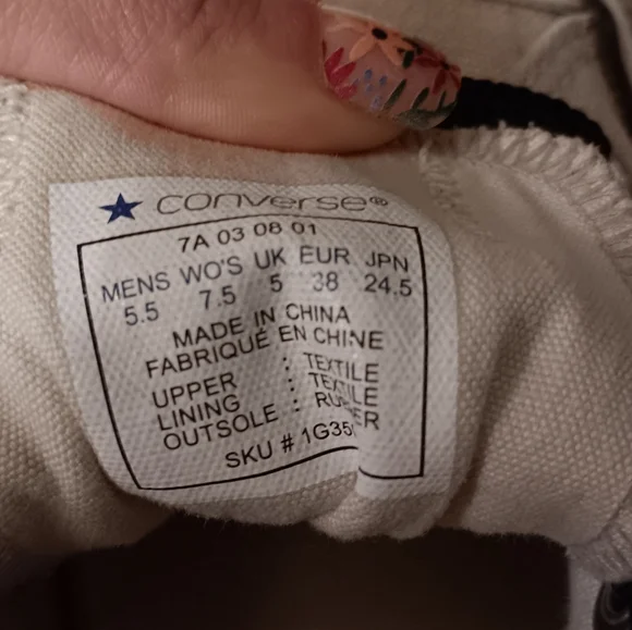 Converse Tan Size 7.5w - Picture 6 of 7